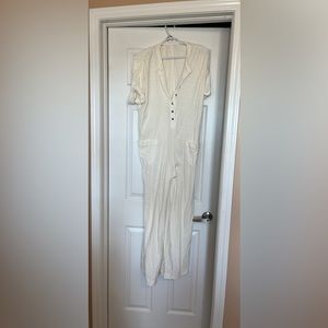 Free People White Jumpsuit